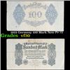 1922 Germany 100 Mark Note P# 75 Grades vf++