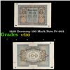 1920 Germany 100 Mark Note P# 69A Grades vf++