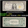 1935A $1 Silver Certificate North Africa, Signatures of Julian & Morgenthau Fr-2306 Grades vf+