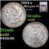 1884-s Morgan Dollar $1 Graded au50 By SEGS