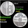 1972 Israel "Let My People Go" Medallion Grades GEM Unc