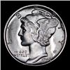 Image 2 : 1945-p Mercury Dime 10c Grades GEM++ Unc