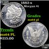 1882-s Morgan Dollar $1 Grades Choice Unc PL