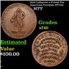 1834 Lafayette a Friend For American Freedom HT-150 Hard Times Token 1c Grades xf