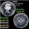 1964 Canada Dollar $1 Grades GEM++ PL