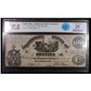 Image 2 : PCGS 1861 Confederate States $100 Note T-13 Graded vf25 By PCGS