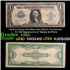 1923 $1 large size Blue Seal Silver Certificate, Fr-238 Signatures of Woods & White Grades vf+