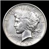 Image 2 : 1921-p Peace Dollar $1 Graded ms64+ BY SEGS