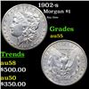 1902-s Morgan Dollar $1 Grades Choice AU