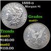 1888-o Morgan Dollar $1 Grades Select Unc