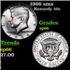 1966 sms Kennedy Half Dollar 50c Grades sp66