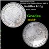 1960 Netherlands Antilles 1/10 Gulden Silver KM# 3 Grades Select+ Unc