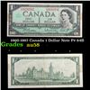 1960-1967 Canada 1 Dollar Note P# 84B Grades Choice AU/BU Slider
