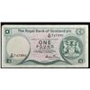 Image 2 : 1984 Scotland 1 Pound Note P# 341 Grades vf+