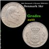 1961 Denmark 5 Kroner KM-853.1 Grades Select AU