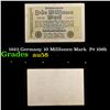 1923 Germany 10 MillIonen Mark  P# 106b Grades Choice AU/BU Slider
