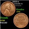 1923-s Lincoln Cent 1c Grades vf++