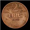 Image 3 : 1938 Norway 2 Ore KM# 371 Grades xf