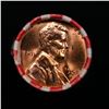 Image 2 : Shotgun Lincoln 1c roll, 1957-d 50 pcs Bank Wrapper.