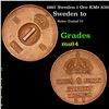 1967 Sweden 1 Ore KM# 820 Grades Choice Unc