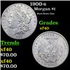 1900-s Morgan Dollar $1 Grades xf