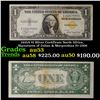 1935A $1 Silver Certificate North Africa, Signatures of Julian & Morgenthau Fr-2306 Grades Select AU