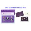 Image 1 : Group of 2 United States Mint Proof Sets 1992-1993 10 coins