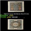 Image 1 : 1908 Germany 100 Marks Note P# 33A Grades vf+