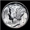 Image 2 : 1945-p Mercury Dime 10c Grades GEM++ Unc