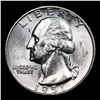 Image 2 : 1951-d Washington Quarter 25c Grades GEM++ Unc