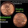 Image 1 : 1999-p Lincoln Cent Mint Error Broadstruck 1c Grades GEM++ RD
