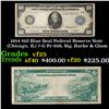 1914 $10 Blue Seal Federal Reserve Note (Chicago, IL) 7-G Fr-929, Sig. Burke & Glass Grades vf+