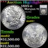 ***Auction Highlight*** 1895-o Morgan Dollar $1 Graded ms61+ By SEGS (fc)