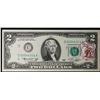 Image 2 : 1976 $2 Federal Reserve Note 1st Day of Issue, with Stamp Grades Gem CU