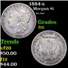 Image 1 : 1884-s Morgan Dollar $1 Grades f+
