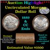 ***Auction Highlight*** 1889 & CC Uncirculated Morgan Dollar Shotgun Roll (fc)