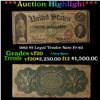 ***Auction Highlight*** 1862 $5 Legal Tender Note Fr-62 Grades vf, very fine (fc)