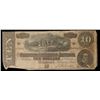 Image 2 : 1864 $10 Confederate Note, T68 Grades vf+