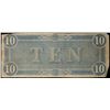 Image 3 : 1864 $10 Confederate Note, T68 Grades vf++