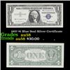 1957 $1 Blue Seal Silver Certificate Grades Choice AU/BU Slider