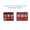 Group of 2 United States Mint Proof Sets 1976-1975 12 coins