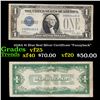 1928A $1 Blue Seal Silver Certificate "Funnyback" Grades vf+