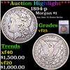 ***Auction Highlight*** 1894-p Morgan Dollar $1 Graded vf25 By SEGS (fc)