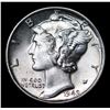 Image 2 : 1942-s Mercury Dime 10c Grades GEM+ FSB