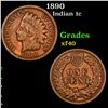 1890 Indian Cent 1c Grades xf