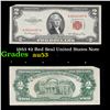 1953 $2 Red Seal United States Note Grades Select AU