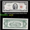 1963 $2 Red Seal United States Note Grades Choice AU/BU Slider