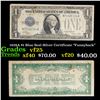 1928A $1 Blue Seal Silver Certificate "Funnyback" Grades vf+