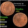 1804C Saxony-Albertine (German States) 1 Pfennig KM# 1000 Grades vf+