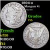 1894-o Morgan Dollar $1 Grades f+